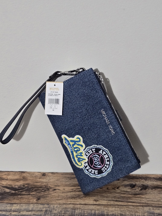 Michael Kors Rhea Denim Backpack And Wallet Set main image 8